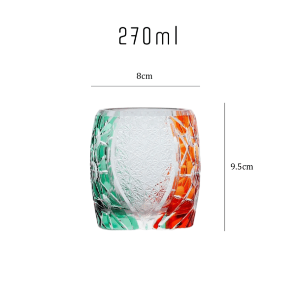 mikiba Edo Kiriko Planet Collection – Artistic Cut Crystal Glassware Set - Image 15