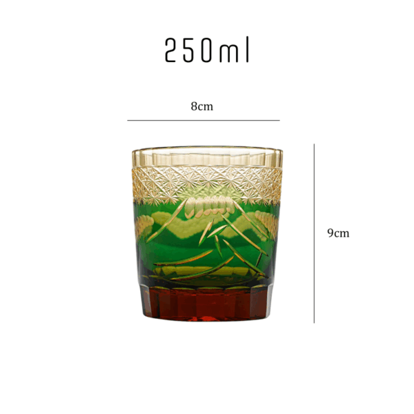 mikiba Mount Fuji Edo Kiriko Whiskey Glass – Japanese Cut Crystal Tumbler - Image 9