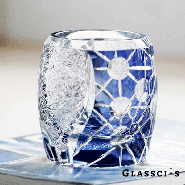 mikiba Edo Kiriko Planet Collection – Artistic Cut Crystal Glassware Set - Image 14