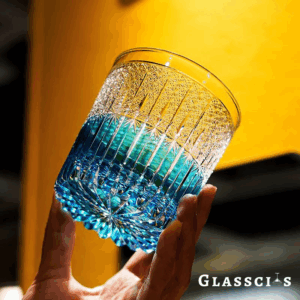 mikiba Before Dawn Edo Kiriko Whiskey Glass – Elegant Cut Crystal Tumbler
