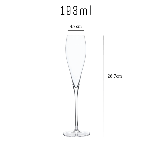 mikiba Ultra Thin Elegant Wine Glasses – Set of 4, Crystal Clear - Image 10