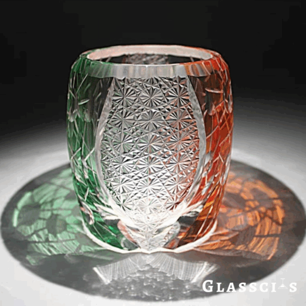 mikiba Edo Kiriko Planet Collection – Artistic Cut Crystal Glassware Set - Image 2