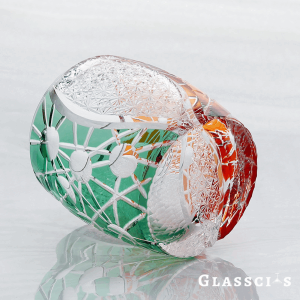 mikiba Edo Kiriko Planet Collection – Artistic Cut Crystal Glassware Set - Image 3