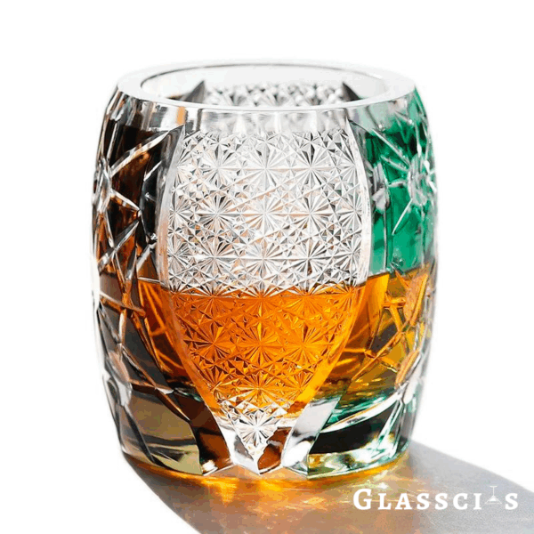mikiba Edo Kiriko Planet Collection – Artistic Cut Crystal Glassware Set - Image 6