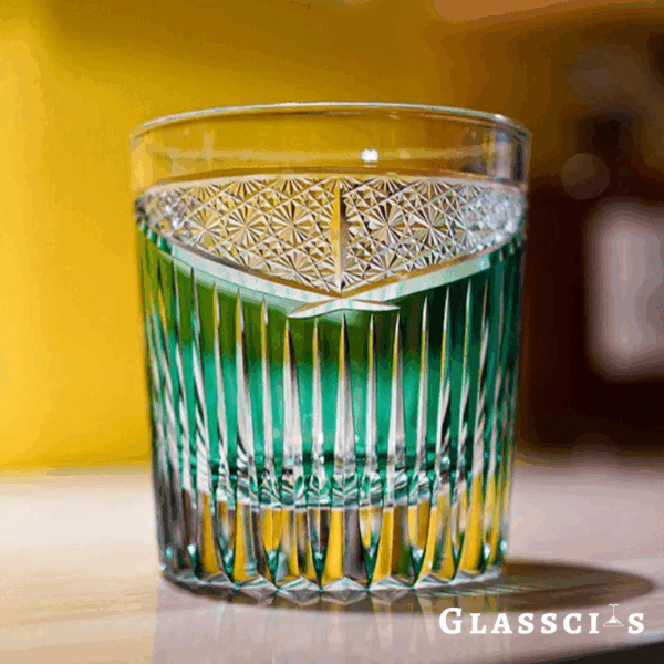mikiba Whale Tail Edo Kiriko Whiskey Glass – Elegant Ocean-Inspired Crystal Tumbler - Image 6