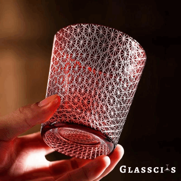 mikiba Japanese Kiku Edo Kiriko Whiskey Glass – Elegant Chrysanthemum Cut Crystal Tumbler - Image 6