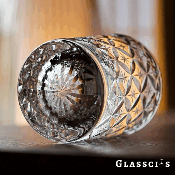 mikiba Butterfly Edo Kiriko Whiskey Glass – Elegant Crystal Cut Tumbler - Image 7