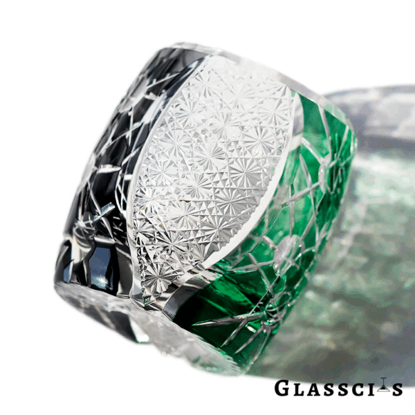 mikiba Edo Kiriko Planet Collection – Artistic Cut Crystal Glassware Set - Image 7