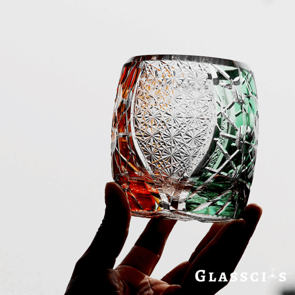 mikiba Edo Kiriko Planet Collection – Artistic Cut Crystal Glassware Set - Image 8