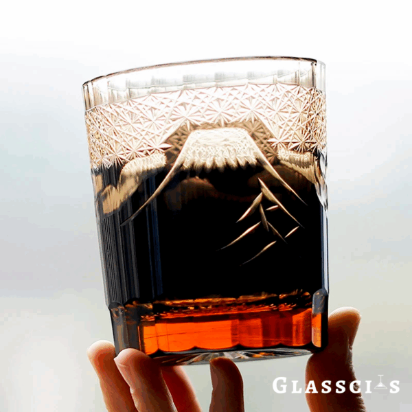 mikiba Mount Fuji Edo Kiriko Whiskey Glass – Japanese Cut Crystal Tumbler - Image 7