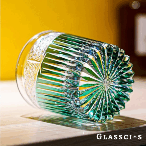 mikiba Whale Tail Edo Kiriko Whiskey Glass – Elegant Ocean-Inspired Crystal Tumbler - Image 8