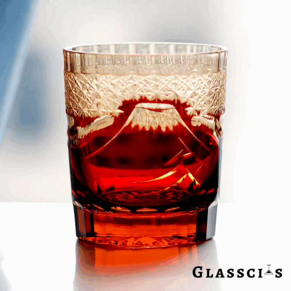 mikiba Mount Fuji Edo Kiriko Whiskey Glass – Japanese Cut Crystal Tumbler - Image 8