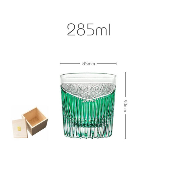 mikiba Whale Tail Edo Kiriko Whiskey Glass – Elegant Ocean-Inspired Crystal Tumbler - Image 10