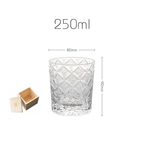 mikiba Butterfly Edo Kiriko Whiskey Glass – Elegant Crystal Cut Tumbler - Image 8