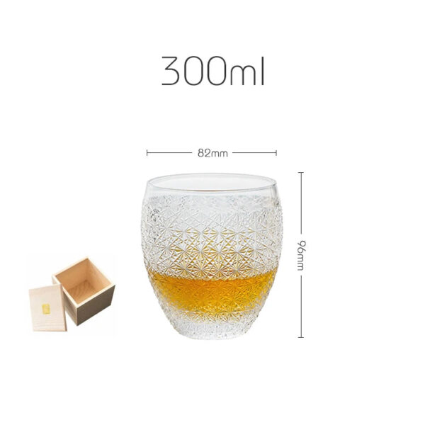 mikiba Baby’s Breath Edo Kiriko Whiskey Glass – Delicate Floral Cut Crystal Tumbler - Image 7