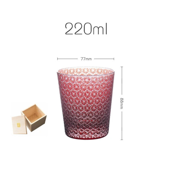 mikiba Japanese Kiku Edo Kiriko Whiskey Glass – Elegant Chrysanthemum Cut Crystal Tumbler - Image 8