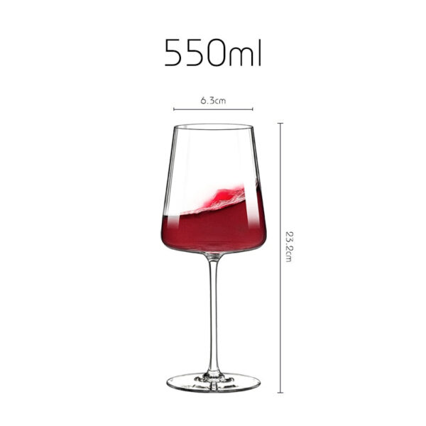 mikiba Ultra Thin Universal Wine Glass – Elegant Crystal Clear Tumbler - Image 8