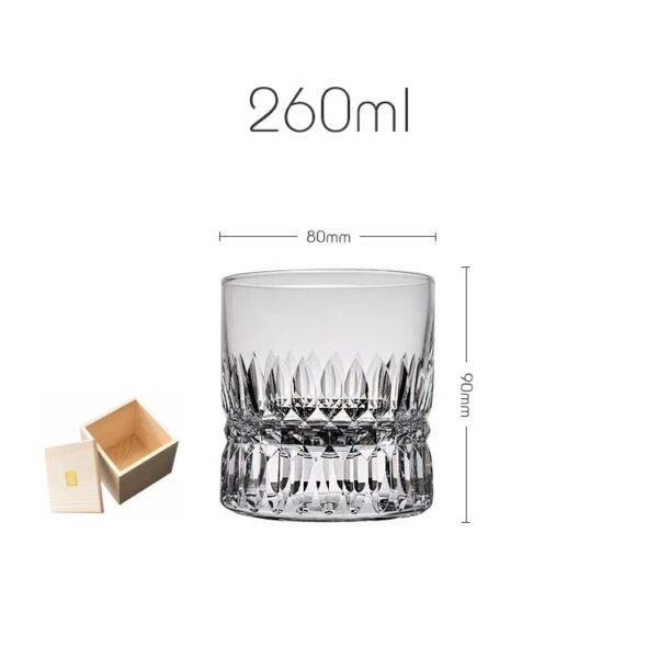 mikiba Lotus Cut Crystal Whiskey Glass – Elegant Edo Kiriko Tumbler - Image 6